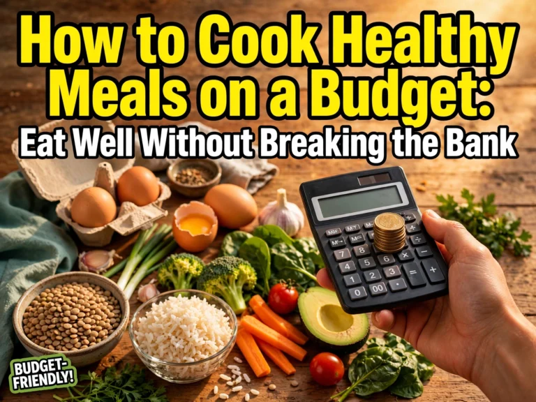 How to Cook Healthy Meals on a Budget: Eat Well Without Breaking the Bank