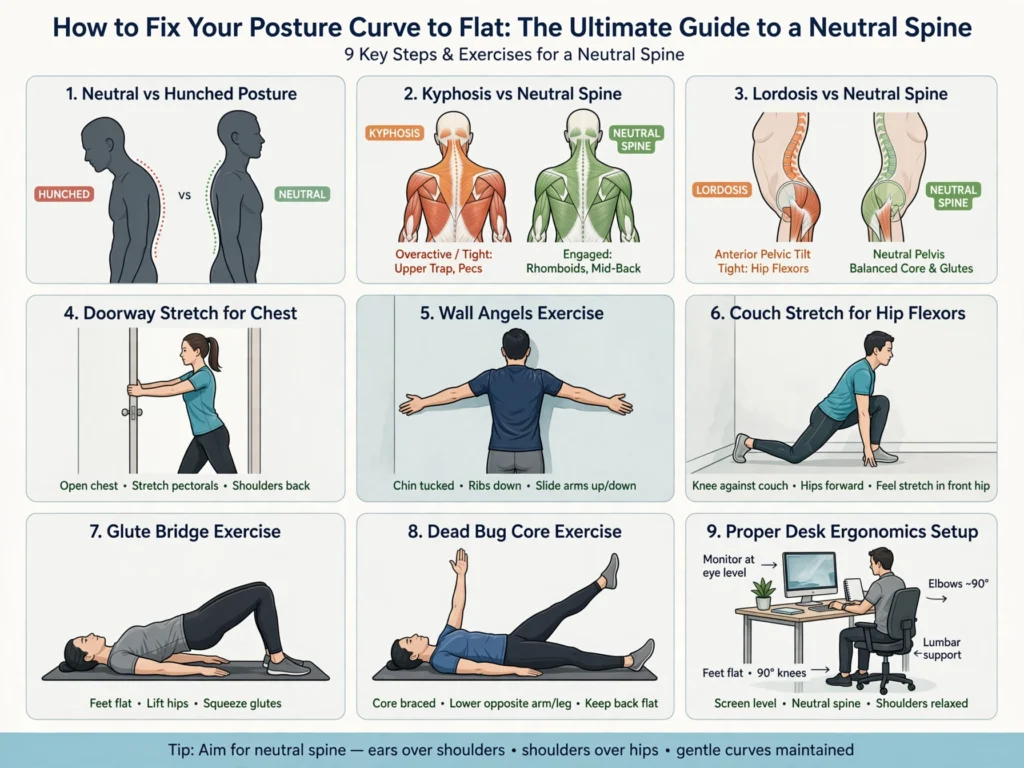 How to Fix Your Posture Curve to Flat: The Ultimate Guide to a Neutral Spine