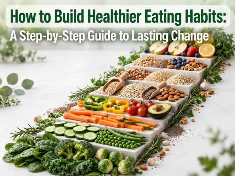 How to Build Healthier Eating Habits: A Step-by-Step Guide to Lasting Change