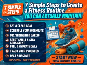 7 Simple Steps to Create a Fitness Routine You Can Actually Maintain